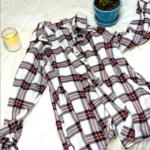 Cream Glitter Flannel